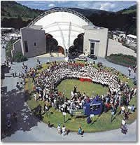 Llangollen International Musical Eisteddfod - Royal International Pavilion - just down the road from the Brit.